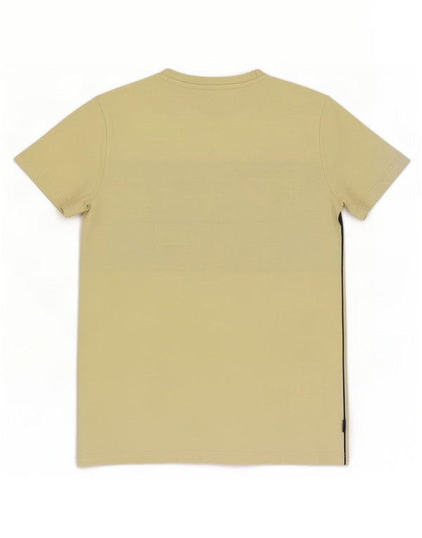 Γραφικό μπλουζάκι Guess Boys Top 13-14 ετών κίτρινο βαμβακερό
