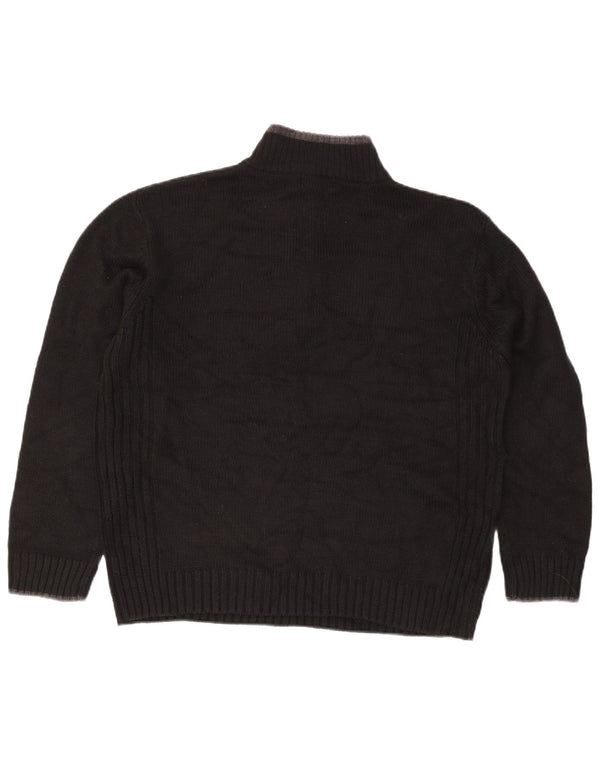 Ανδρικό πουλόβερ με φερμουάρ Pierre Cardin XL Μαύρο Ακρυλικό