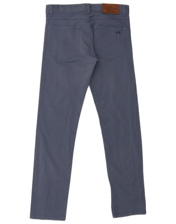 Harmont & Blaine Γυναικείο Slim Casual Παντελόνι W32 L31 Μπλε Βαμβακερό