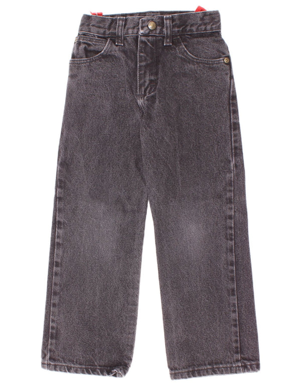 Wrangler Boys Slim Jeans 7-8 ετών W22 L20 Γκρι βαμβακερό