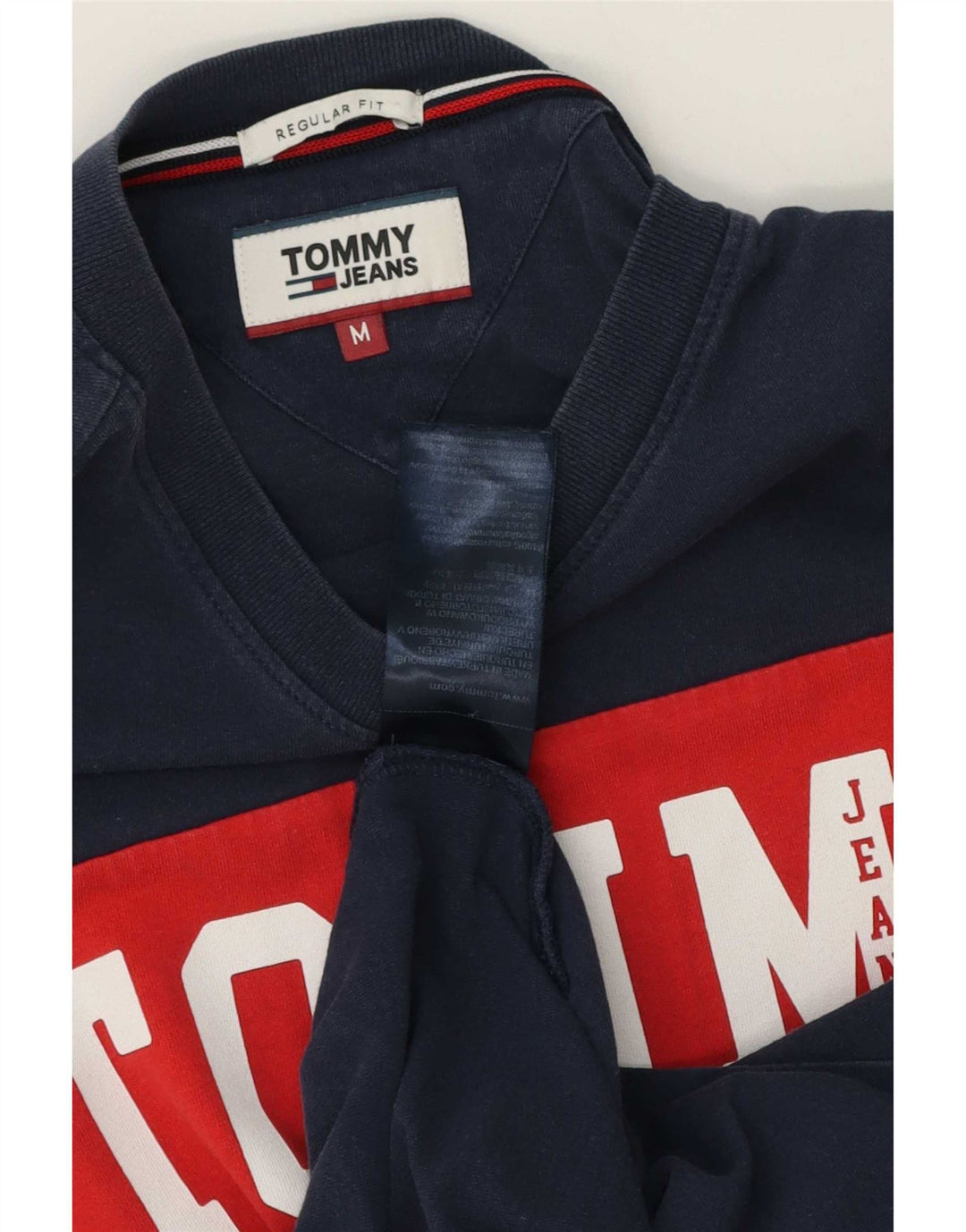 Ανδρικό γραφικό μπλουζάκι Tommy Hilfiger Top Medium Navy Blue Colourblock