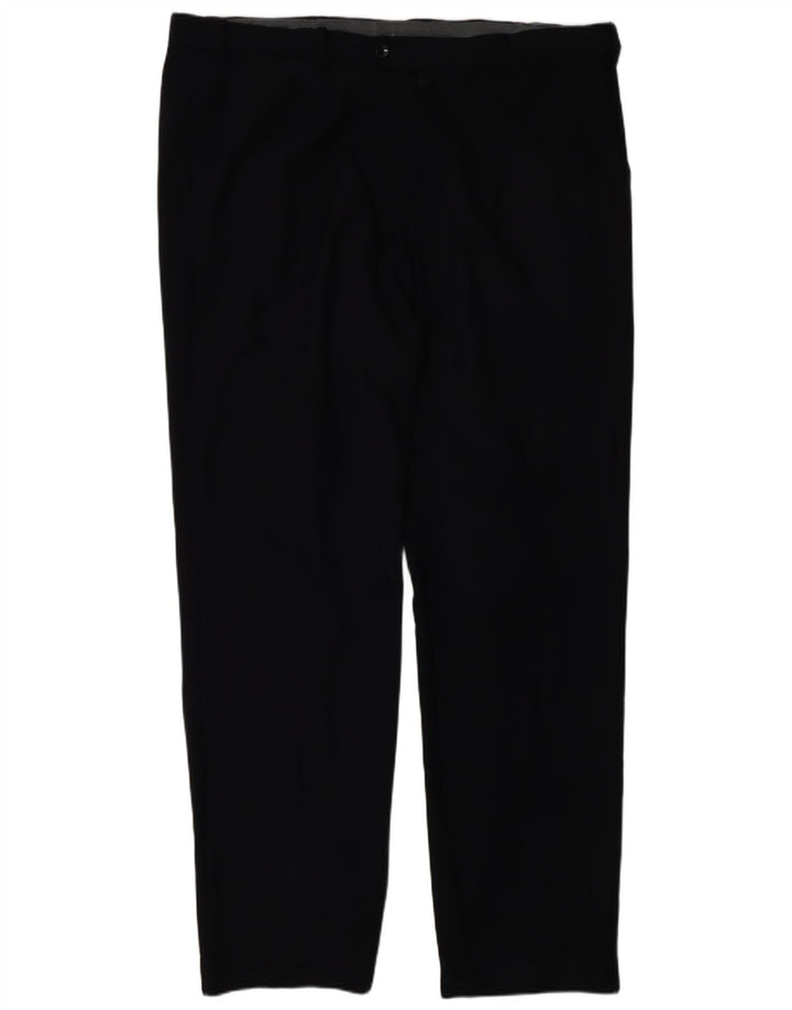 Marks & Spencer Ανδρικό ίσιο κανονικό παντελόνι W40 L33 Navy Blue