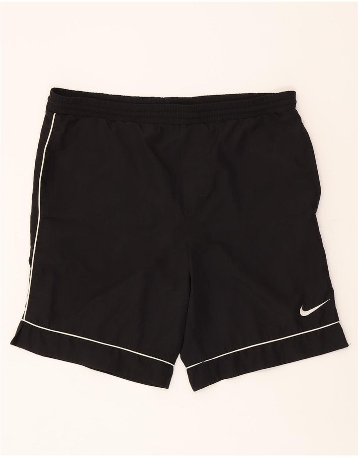Ανδρικό αθλητικό σορτς Nike, μικρό μαύρο πολυεστέρα