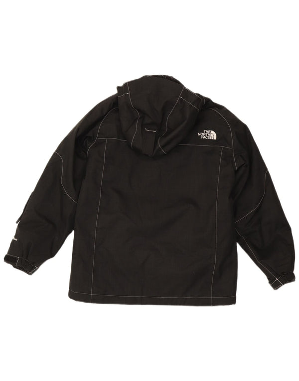 The North Face Boys Hooded Windbreaker Jacket 11-12 Years Large Black