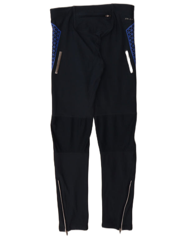 Γυναικεία κολάν Nike Dri Fit UK 8 Small Navy Blue Geometric Polyester