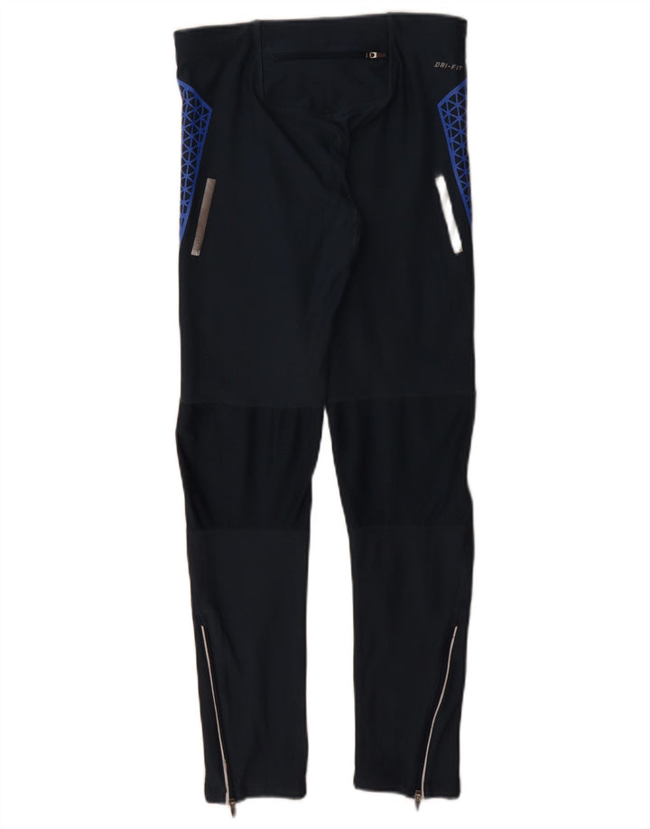 Γυναικεία κολάν Nike Dri Fit UK 8 Small Navy Blue Geometric Polyester