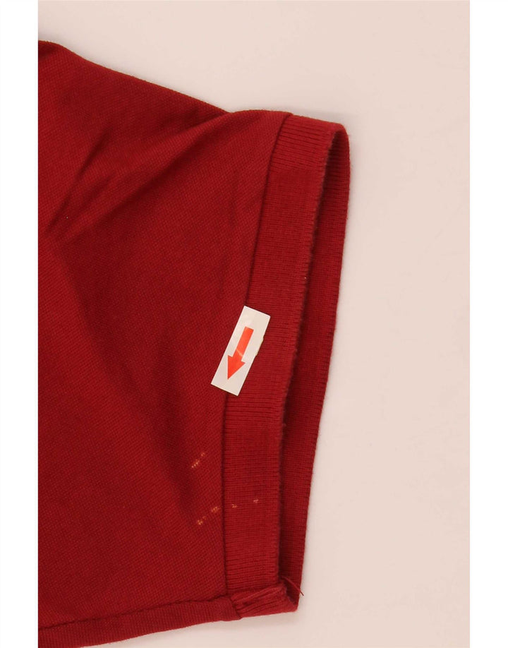 Ανδρικό μπλουζάκι πόλο Champion Easy Fit, μεγάλο κόκκινο βαμβακερό