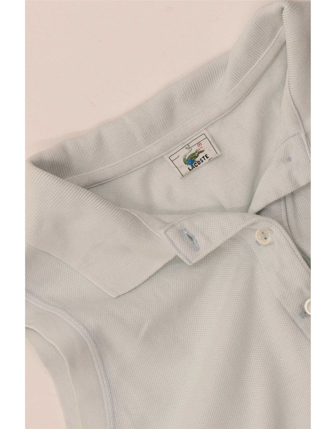 Lacoste Γυναικείο Αμάνικο Πόλο Μπλουζάκι Νούμερο 42 Μεγάλο Μπλε