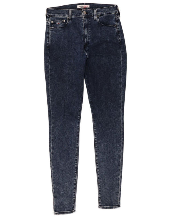 Tommy Hilfiger Γυναικεία Sylvia Ψηλόχρωμα Skinny Jeans W32 L34 Blue Cotton