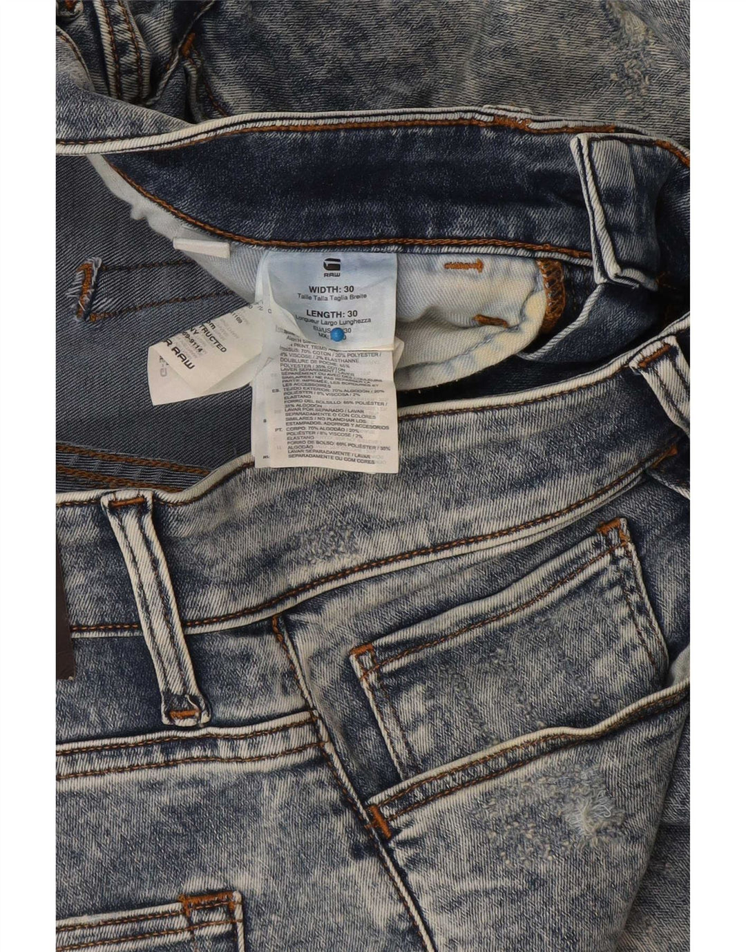Ανδρικό Slim Jeans G-Star W30 L30 Blue Cotton