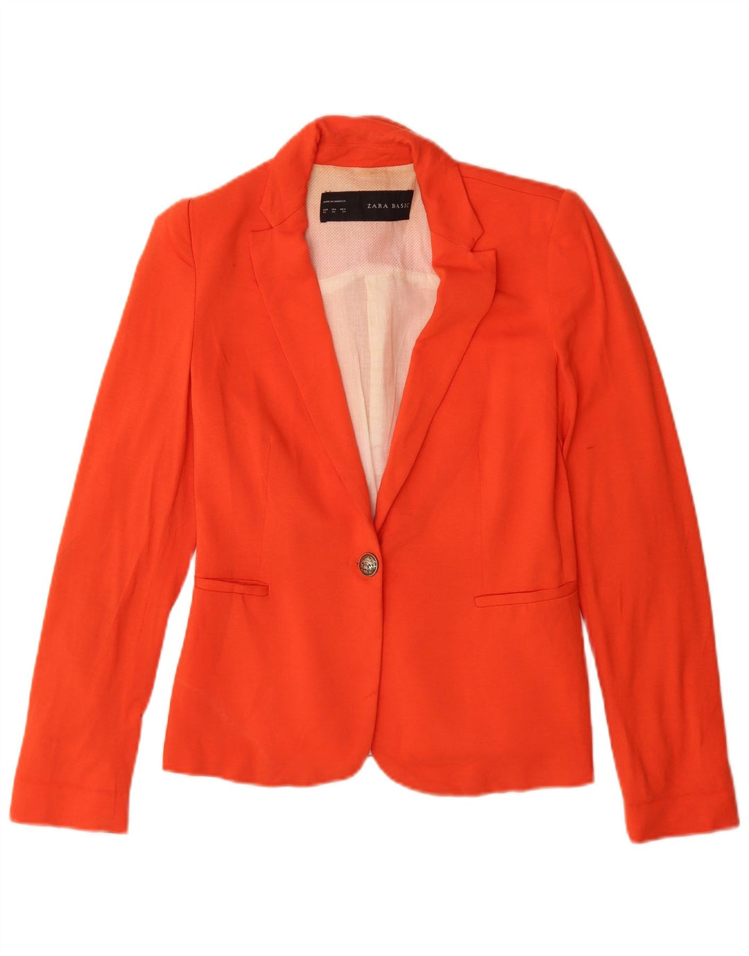 Zara Γυναικείο Μπουφάν Blazer UK 6 XS Πορτοκαλί