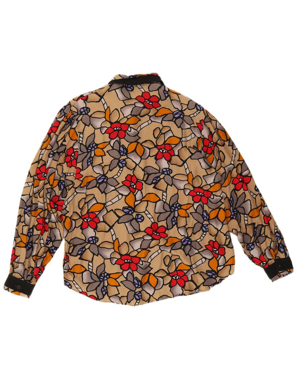 Insieme Γυναικείο Πουκάμισο UK 14 Medium πολύχρωμο Floral