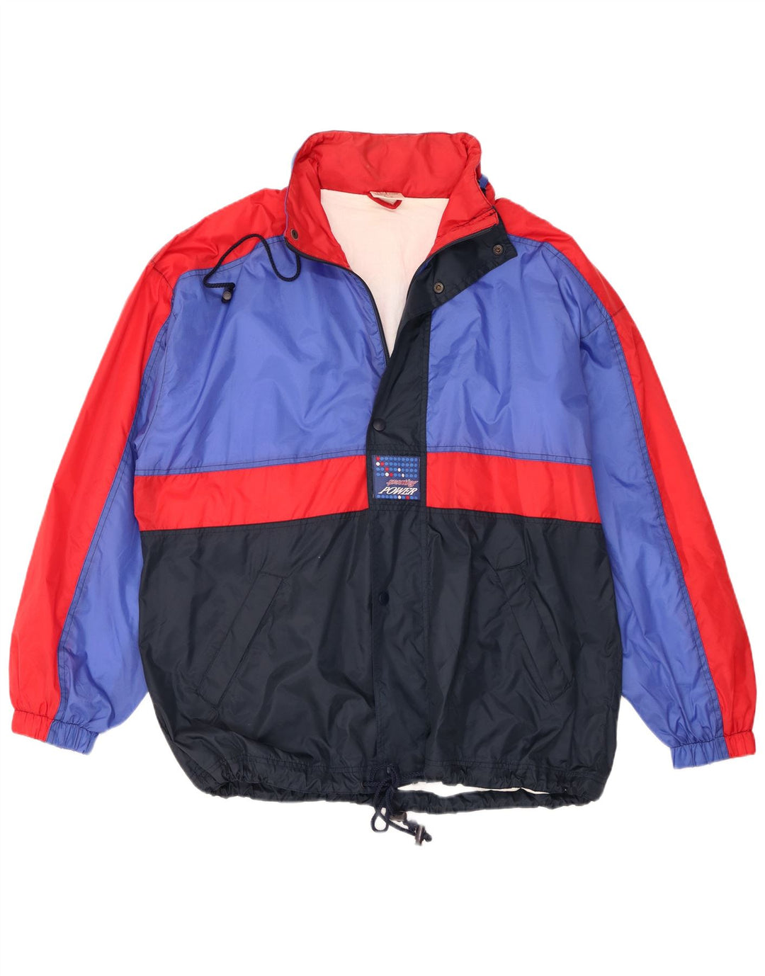 Ανδρικό μπουφάν βροχής με κουκούλα Marcel Clair EU 56 3XL Navy Blue Colorblock