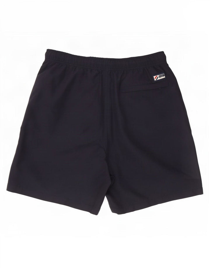 Ανδρικό γραφικό σορτς κολύμβησης Superdry Small Navy Blue Polyester