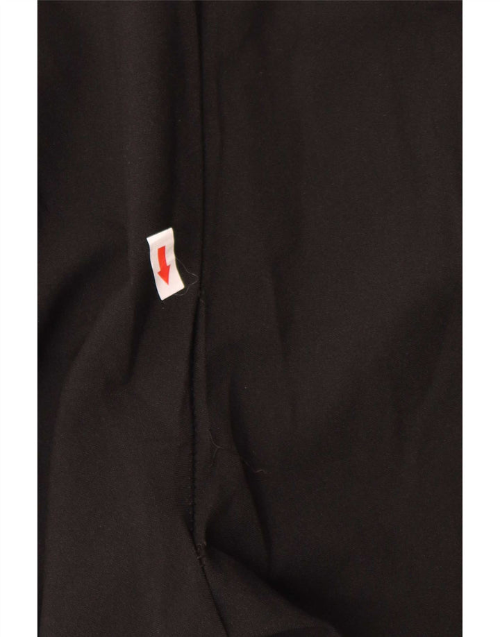 Ανδρικό ίσιο casual παντελόνι Farah W42 L29 Μαύρο πολυεστέρα