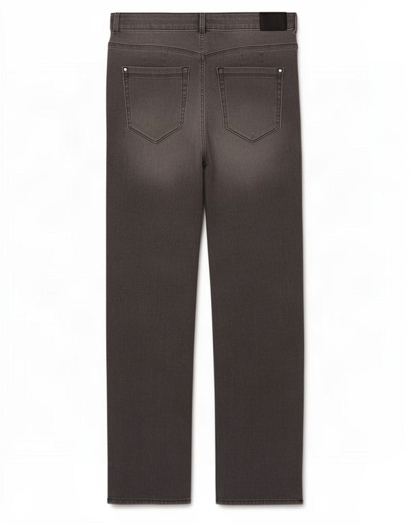 Marks & Spencer Γυναικεία ίσια τζιν UK 16 Large W32 L28 Γκρι βαμβακερό