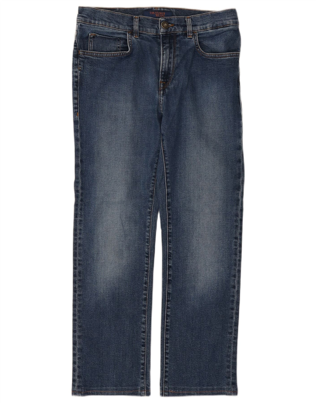 TRUSSARDI Γυναικείο ίσιο τζιν W31 L28 Μπλε