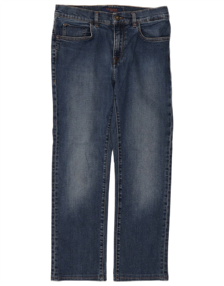TRUSSARDI Γυναικείο ίσιο τζιν W31 L28 Μπλε