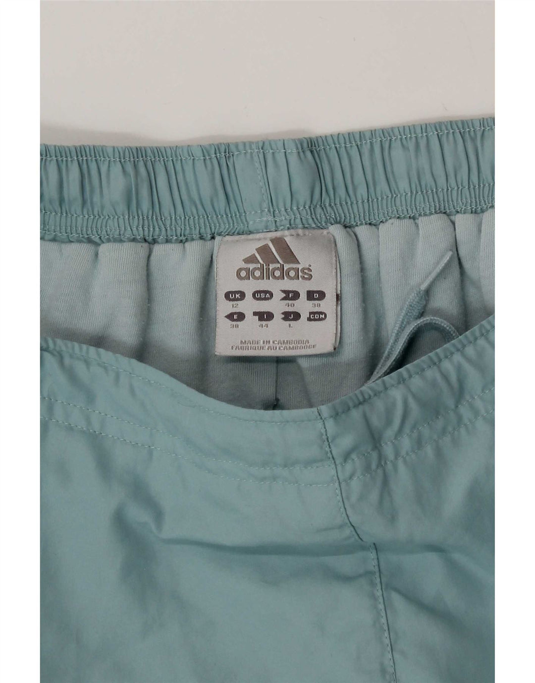 Adidas Γυναικείο παντελόνι Windbreaker UK 12 Medium Blue Polyester