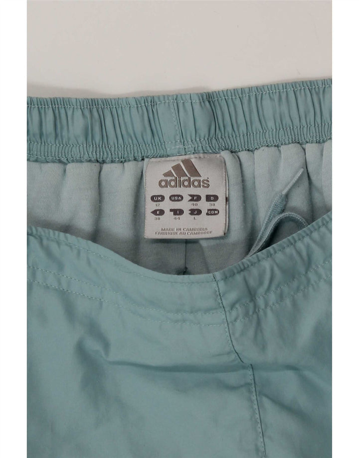 Adidas Γυναικείο παντελόνι Windbreaker UK 12 Medium Blue Polyester