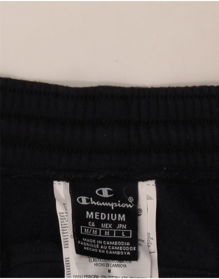 CHAMPION Mens Tracksuit Trousers Joggers Medium  Navy Blue Cotton