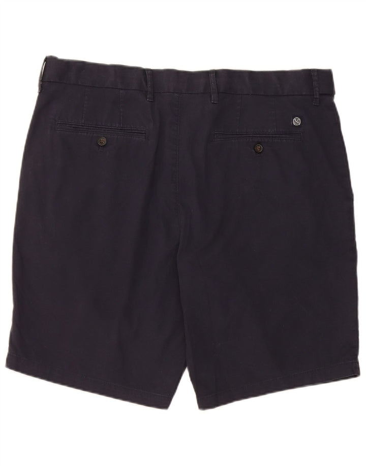 Ανδρικό σορτς Chino Marks & Spencer W36 Large Navy Blue από βαμβάκι
