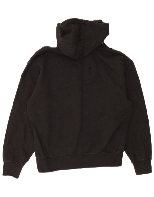 Zara Γυναικείο Hoodie Jumper UK 10 Small Black