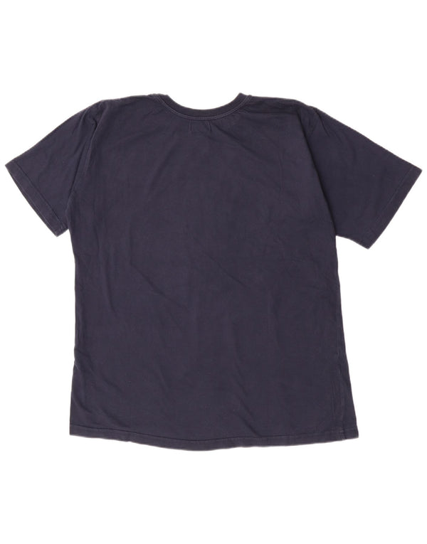 Ανδρικό γραφικό T-Shirt Kappa Top XL Navy Blue Cotton