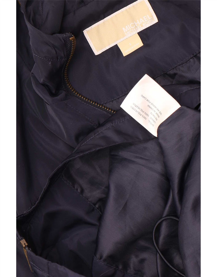 Michael Kors Γυναικείο Utility Jacket UK 10 Small Navy Blue Polyester