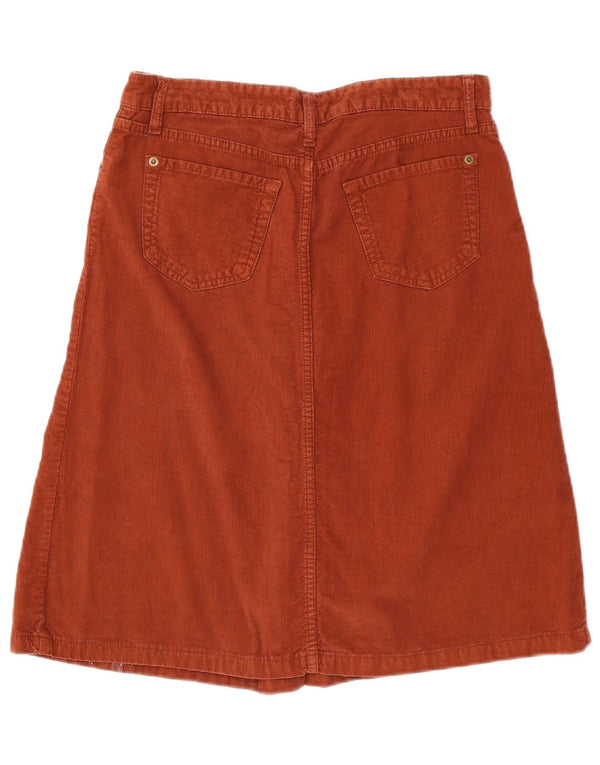 Zara Γυναικεία Κοτλέ Φούστα EU 38 Small W28 Καφέ