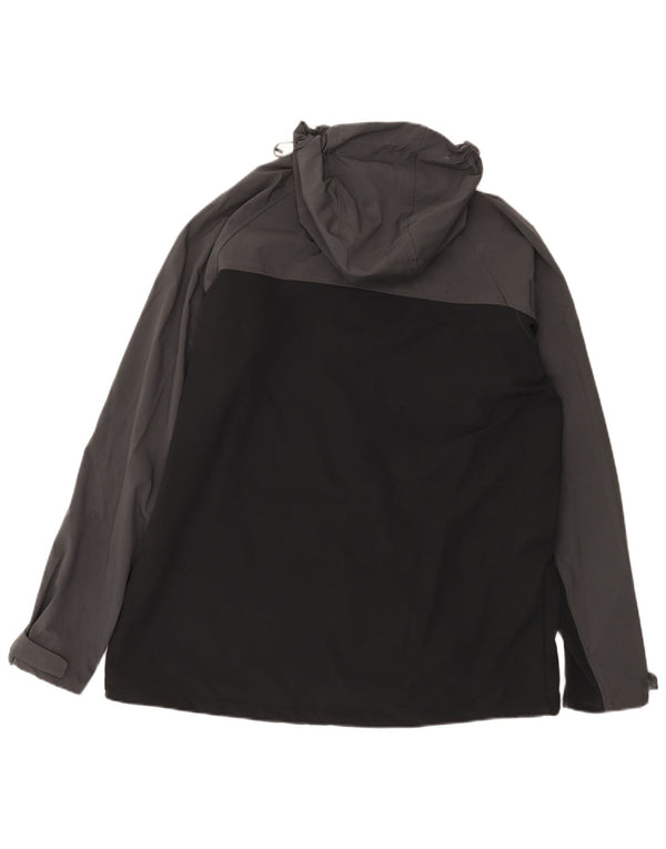 Ανδρικό μπουφάν βροχής με κουκούλα Mountain Warehouse UK 42 XL Black Colourblock