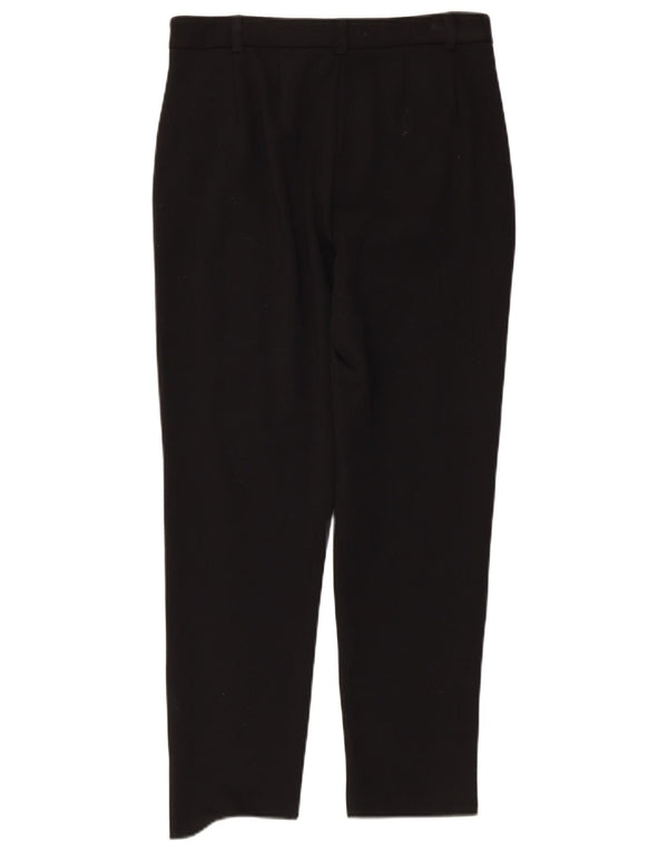 Marks & Spencer Γυναικείο ίσιο casual παντελόνι UK 10 Small W30 L25 μαύρο
