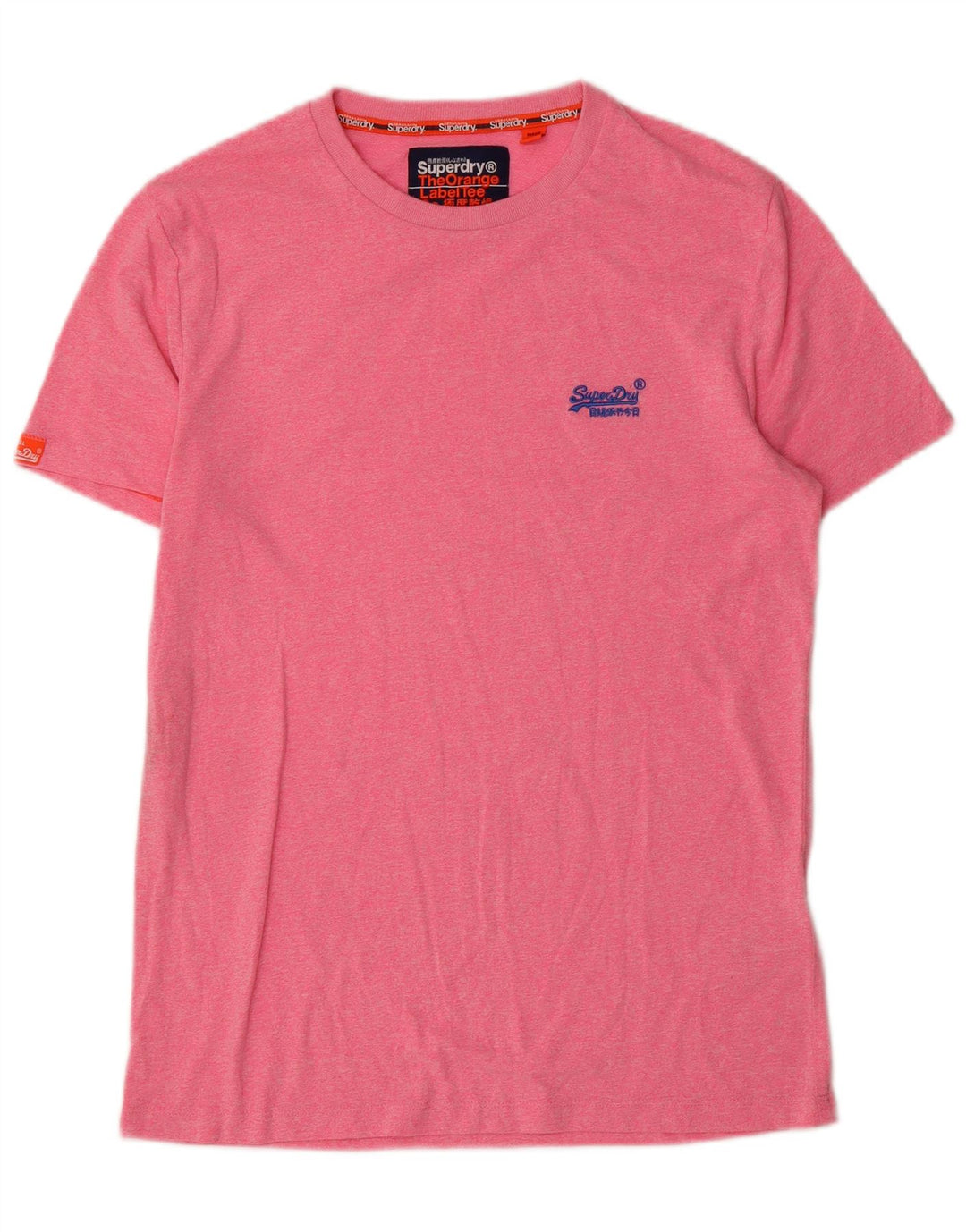 Ανδρικό T-Shirt Superdry Top μεγάλο ροζ βαμβακερό