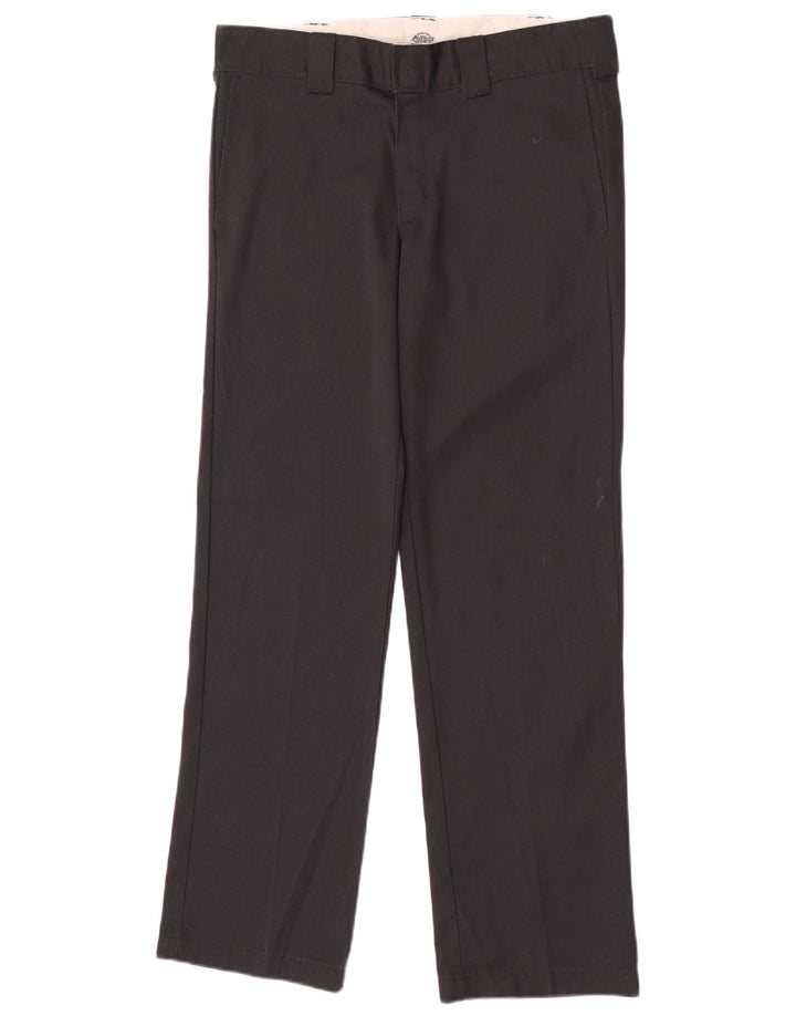 Ανδρικό ίσιο παντελόνι Chino Dickies W31 L32 Μαύρο πολυεστέρα