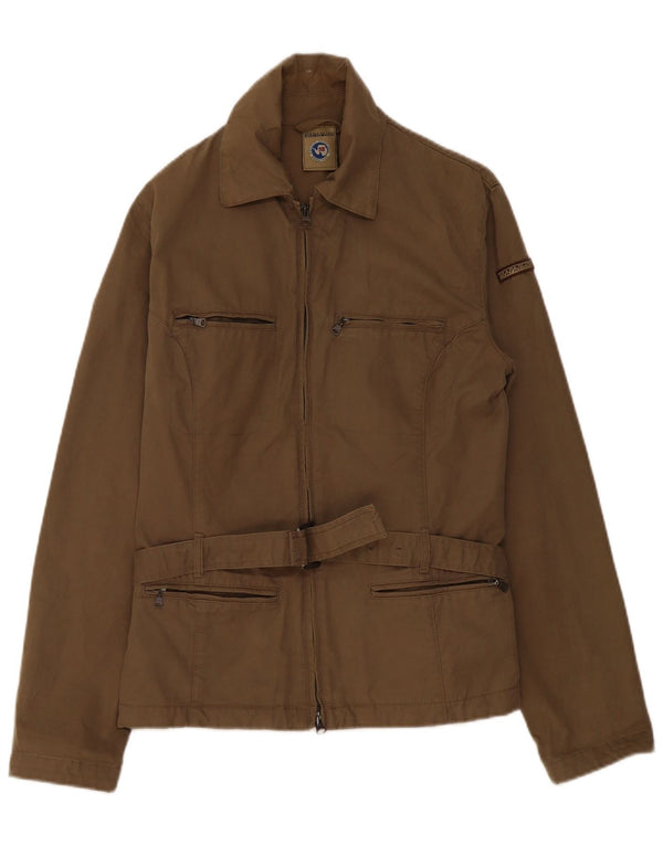 Napapijri Γυναικείο Geographic Utility Jacket UK 18 XL Khaki Cotton
