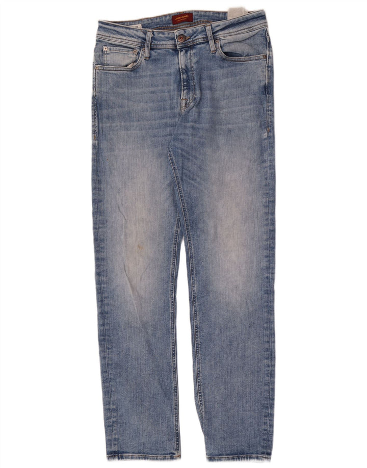 Jack & Jones Ανδρικό τζιν Clark Slim W33 L34 Μπλε βαμβακερό