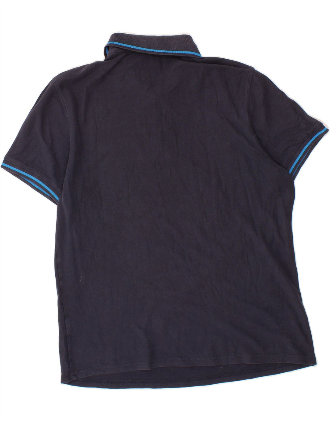 LOTTO Mens Polo Shirt Large Navy Blue Cotton Vintage Lotto and Second-Hand Lotto from Messina Hembry 