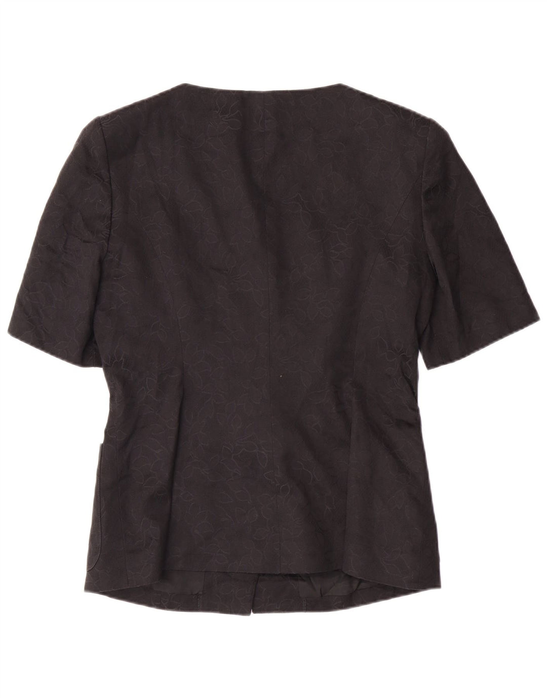 GUY LAROCHE Γυναικείο κοντομάνικο σακάκι μπλέιζερ EU 42 μεγάλο μαύρο Classic