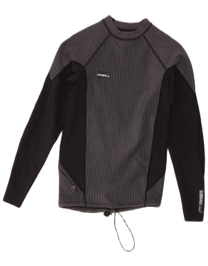 O'Neill γυναικείο τοπ μακρυμάνικο UK 14 Large Grey Colourblock Nylon