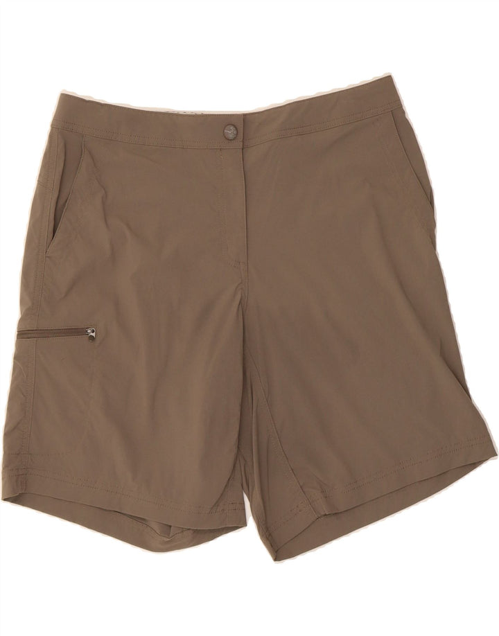 L.L.BEAN Womens Cargo Shorts US 12 Large W32  Brown Nylon Vintage L.L.Bean and Second-Hand L.L.Bean from Messina Hembry 