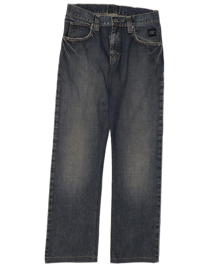 Γυναικείο τζιν ίσιο Calvin Klein W33 L30 Μπλε βαμβακερό
