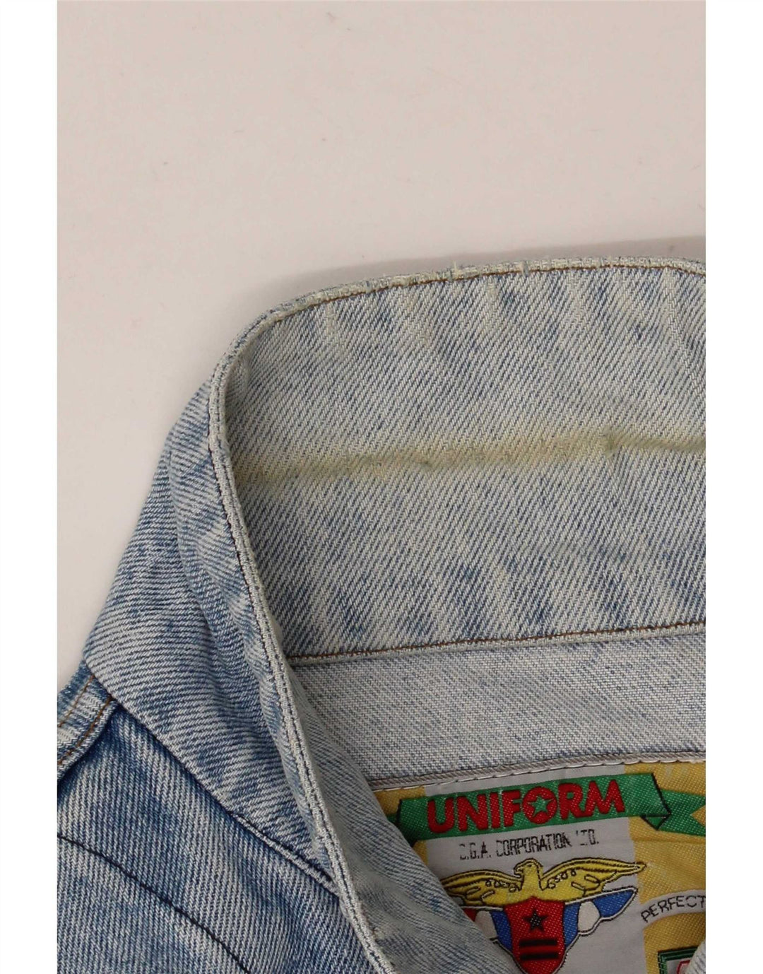 Uniform Ανδρικό Τζιν Μπουφάν UK 38 Medium Blue