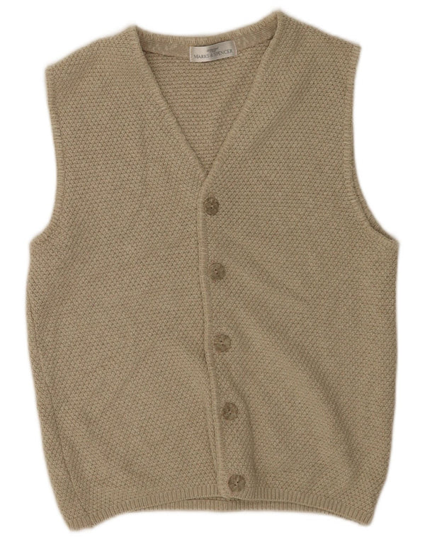 Marks & Spencer Γυναικείο Αμάνικο πουλόβερ UK 10 Small Green