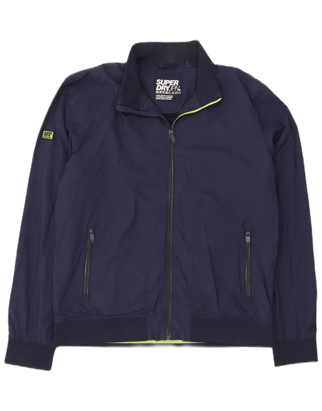 Ανδρικό μπουφάν Superdry UK 42 XL Navy Blue Nylon