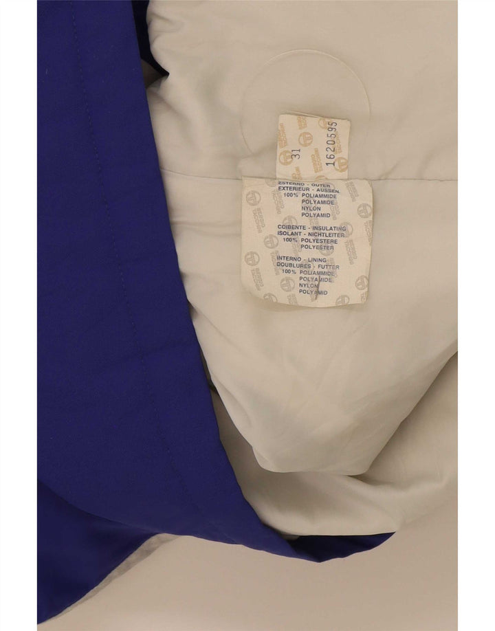 Sergio Tacchini Ανδρικό μπουφάν σκι με κουκούλα IT 54 2XL Blue Colourblock Polyamide