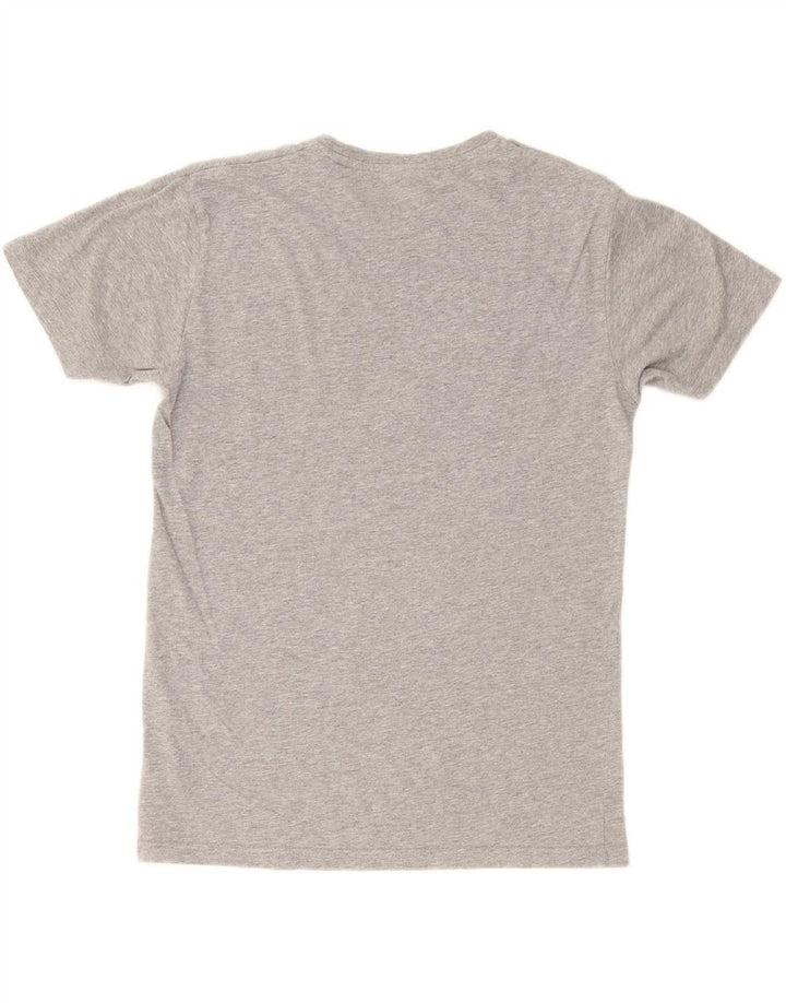 ELLESSE Mens Graphic T-Shirt Top XS Grey Cotton