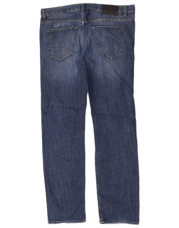 Ανδρικό Stretch Slim Jeans Hugo Boss W34 L32 Μπλε βαμβακερό