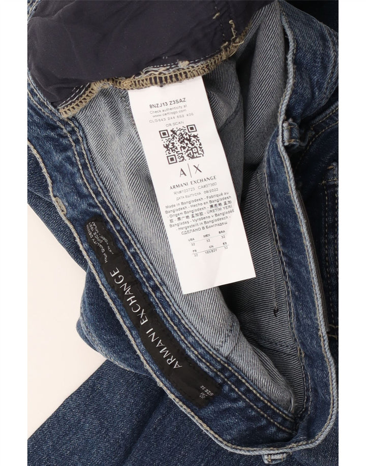Armani Exchange Γυναικείο Slim Jeans W32 L34 Μπλε βαμβακερό