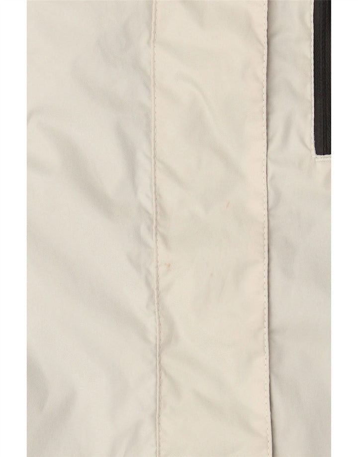 IGUANA Γυναικείο μπουφάν με κουκούλα αντιανεμικό EU 46 XL Λευκό Colourblock