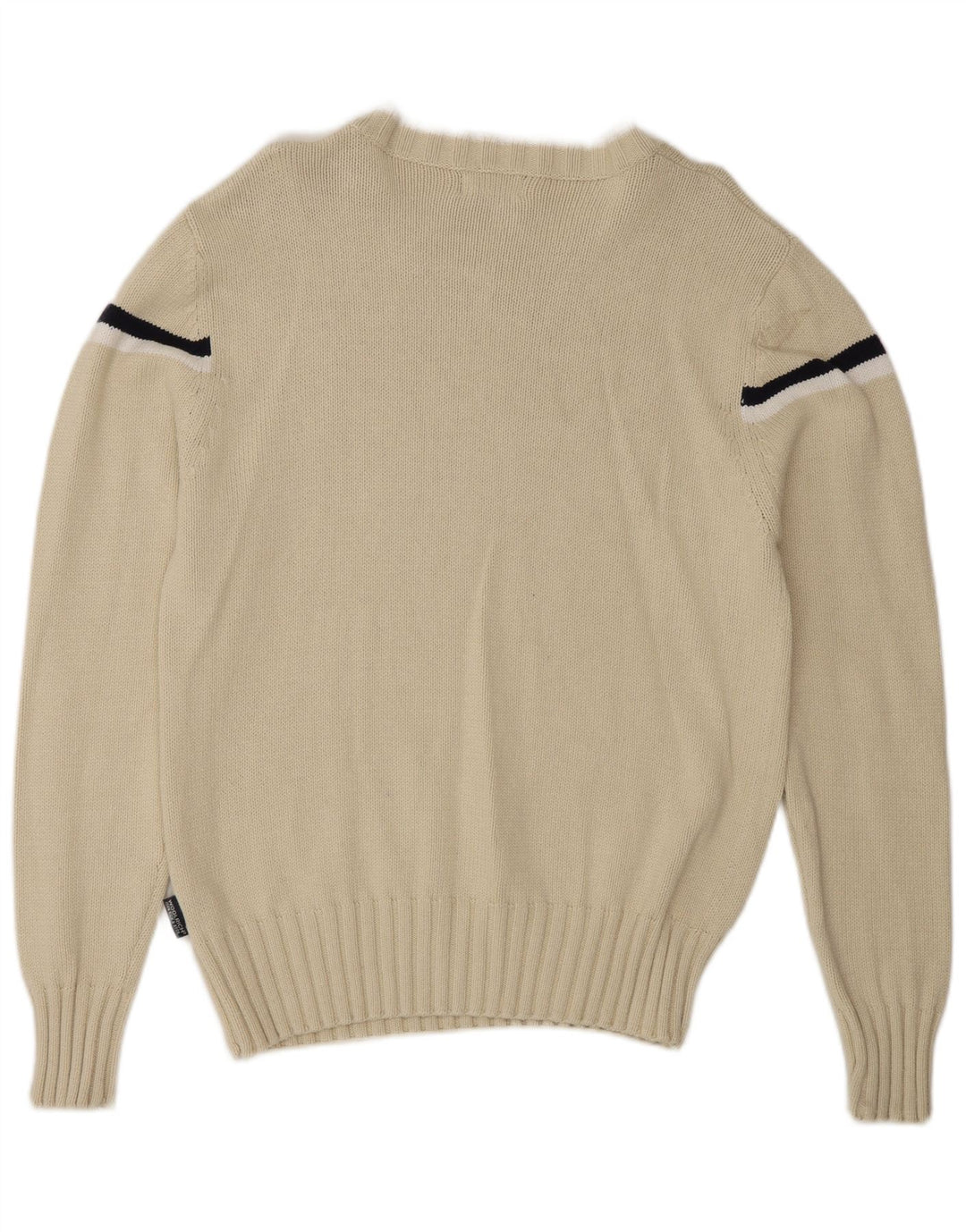 Ανδρικό πουλόβερ Woolrich Graphic Boat Neck Jumper Medium Off White ριγέ